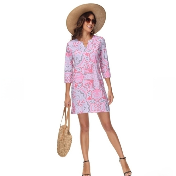 LightBare Dresses & Skirts - Lightbare Women's UPF 50+ 3/4 Sleeve Dress womens plus size 3x